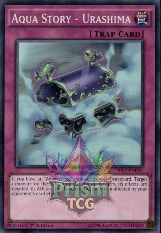 1st ed Aqua Story - Urashima super rare DRL2-EN045 Yugioh - Image 1 of 1