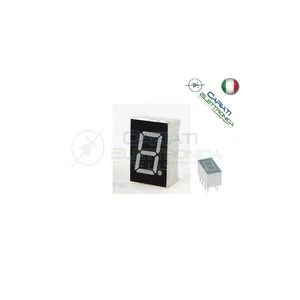 Display 0.36" 9.14mm 7 Segmenti Rosso Catodo Comune - Foto 1 di 2