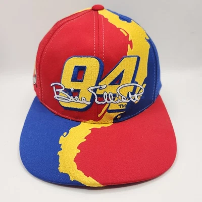 Vintage Bill Elliot Nascar Hat Cap Splash Mcdonalds 90s Snapback Y2K - Image 1 of 4