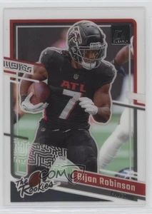 2023 Panini Clearly Donruss Clearly The Rookies Bijan Robinson #2 RC - Foto 1 di 4