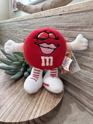 Mini enjambres de peluche RIKKI ROJO de colección M&M's M&M pequeño 1998 Foto 1 de 3