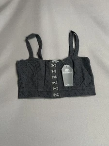Corsé Disturbia Freya Bralet UK10 NUEVO CON ETIQUETAS Gótico Broderie Envío Rápido 🚚  - Imagen 1 de 5