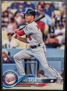 Topps Zack Granite RC #115 2018 Minnrsota Twins Outfielder (jc) - Imagen 1 de 2