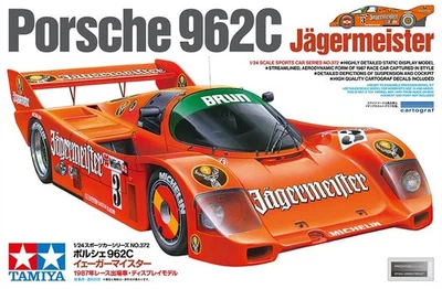 TAMIYA - PORSCHE 962C JAGERMEISTER - SCALA 1:24 COD. 24372 - Immagine 1 di 4