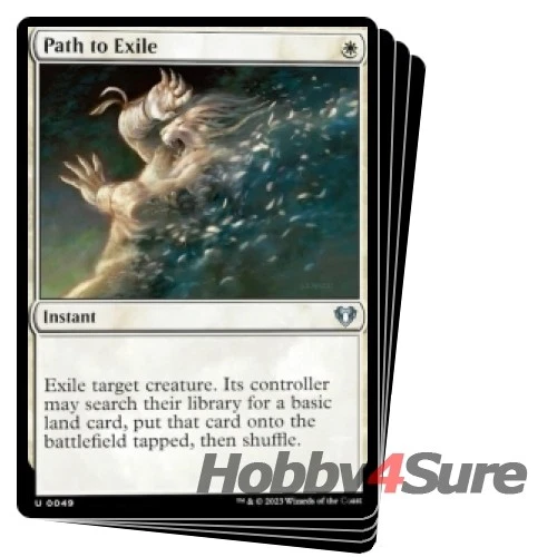 Path To Exile X4 M/NM Magic: The Gathering MTG Commander Masters - Image 1 of 1
