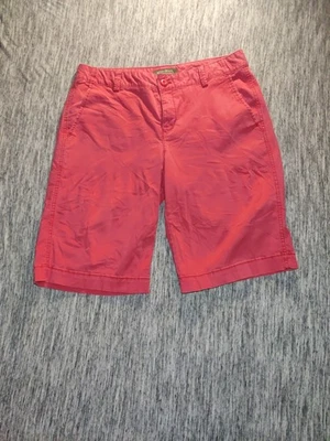Pantalones cortos informales EDDIE BAUER para mujer talla 10 rojo algodón  Foto 1 de 4
