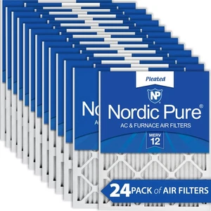 19.875x21.5x1 Carrier Replacement MERV 12 Air Filters 24 Pack - Picture 1 of 6