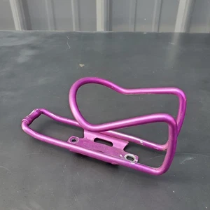 Vintage Cannondale Purple Water Bottle Cage Anodized Retro MTB Road - Picture 1 of 15