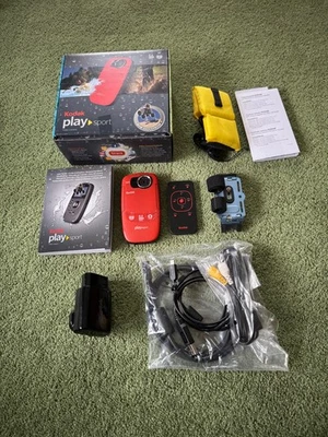 Kodak Play Sport Zx5 Waterproof Camcorder Digital Camera, Float, Stand, Remote - Image 1 of 4