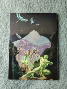 1994 Comic Bilder Boris Vallejo All-Chromium #74 Bogenschießen Kunstkarte Fantasy Serie - Bild 1 von 3