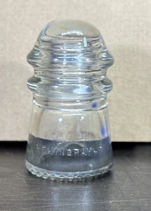 Vintage Hemingray No-9 Klarglas Isolator - Bild 1 von 3