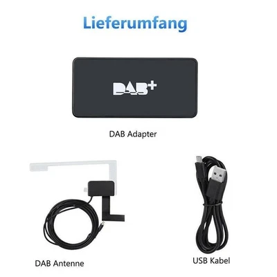 DAB+  für Android Autoradio FM-Übertragung Digital Radio Adapter Box Empfänge - Bild 1 von 4