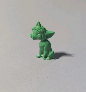 VINTAGE 1955 KELLOGG’S DISNEY LADY & THE TRAMP FIGURINE BLUE GREEN PEDRO DOG 2" - Picture 1 of 4