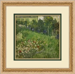Vincent Van Gogh Daubigny's Garden Custom Framed Print - Picture 1 of 2