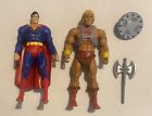 Figurines amples MOTUC Superman vs He-Man Masters of the Universe Classics vs DC