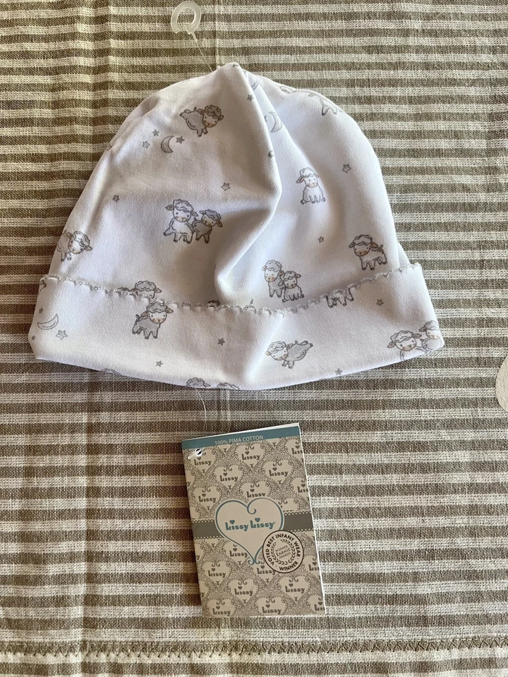 Recién Nacido Bebé Niño o Niña Sombrero Kissy Bebé Dulces Sueños Talla Pequeña Foto 1 de 4