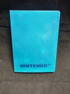 Nintendo 64 N64 Storage Box Plastic Clamshell Game Hard Case OEM - SINGLE BLUE! - Picture 1 of 2