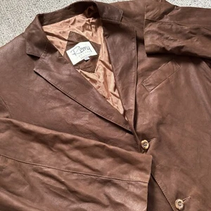 REMY Lederjacke BRAUN klassisch - Gr. 42 weiches Leder Made in USA - Bild 1 von 15