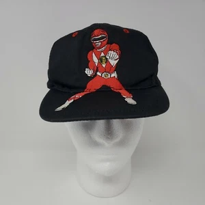 Vintage Youth 1994 Mighty Morphin Power Red Ranger SnapBack Cap Hat Jason 90’s  - Picture 1 of 11