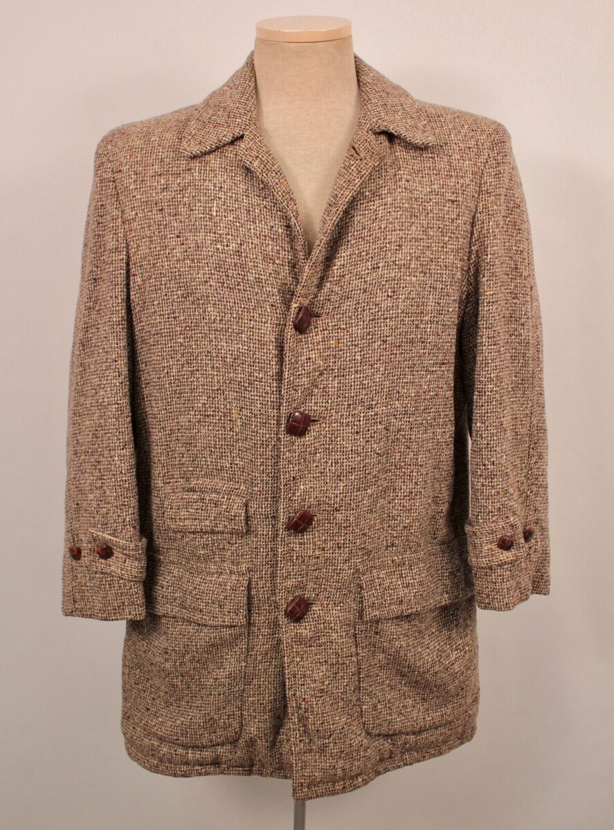 Tweed 1950s Vintage Outerwear Coats & Jackets for Men for Tweed 1950s Vintage Outerwear Coats & Jackets for Men for