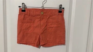 NEW Carter's Girls Shorts coral Girls Size 6 100% cotton - Picture 1 of 4