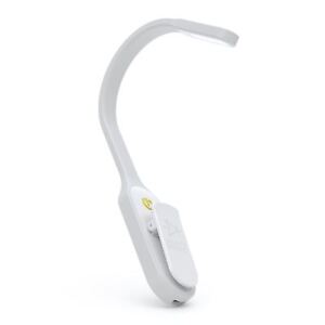 Mighty Bright Recharge 2 LED Clip On Book Light Rechargable With Micro USB White