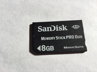  1pcs 8gb SANDISK,LEXAR Sony Memory Stick Pro duo for Sony cybershot Cameras,PSP - Image 1 of 4