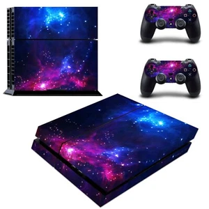 Cosmic Nebular Galaxy Starry Skin Decal Vinyl Stickers for PS4 Slim Pro Console - Picture 1 of 2