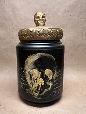 GLASS JAR / HALLOWEEN / SKULL / APOTHECARY / CANDY or COOKIE JAR