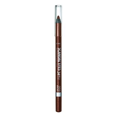 Rimmel London Scandal'Eyes Waterproof Kohl Kajal Gel Pencil Eyeliner, 003 Brown - Image 1 of 4