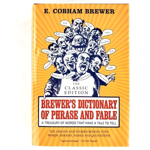 Brewer's Dictionary Of Phrase And Fable By E. Cobham Brewer HC - Picture 1 of 10