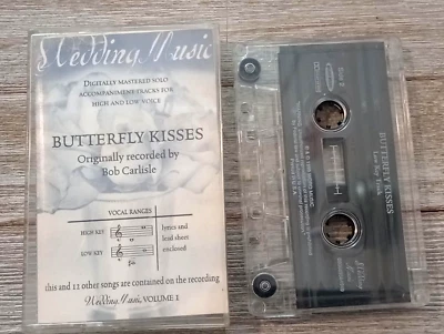 Word Music Butterfly Kisses Wedding Music Cassette Tape - Image 1 of 3