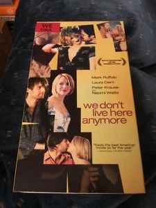 We Don't Live Here Anymore 2004 VHS Mark Ruffalo Laura Dern Naomi Watts erotic - Picture 1 of 4