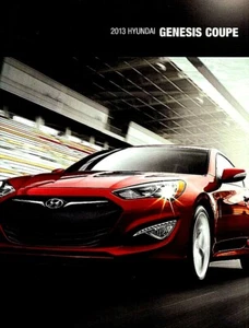 Hyundai Genesis 2013 cupé — folleto de ventas de lujo de 18 páginas — especificaciones R 2,0 T 3,8— nuevo - Imagen 1 de 1