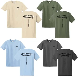 KOMBAT ROYAL MARINES COMMANDO T-SHIRT MENS ARMY BRITISHNAVY 100 COTTON TSHIRT - Picture 1 of 6