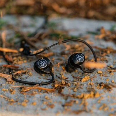JLab Epic Sport Black Bluetooth 5 Wireless IP66 sweatproof solate noise Earbuds - Image 1 of 4