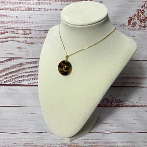 Chanel CC Animal Print Pendant Necklace - Picture 1 of 4