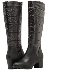 GLOBALWIN Women's Winter Knee High Mid Heel Boots - Picture 1 of 12