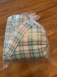 NIP 1 Pair Plaid Pastel Posey Foot Pillow Heel Cushion Protectors,Pressure Sore - Picture 1 of 5