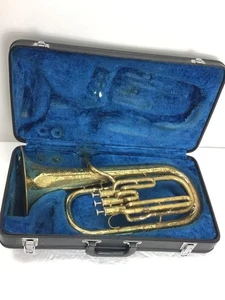 YAMAHA YAH-202 Alto Horn Betrieb bestätigt Wartung abgeschlossen mit Koffer - Bild 1 von 9