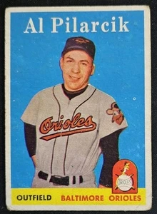 1958 Topps #259 Al Pilarcik Baltimore Orioles - VG - Foto 1 di 2