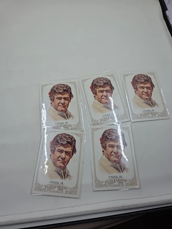 Lot of 5 2012 CARDS TOPPS ALLEN GINTER BB AUTO RACING CHAMPION AL UNSER SR. #237 - Image 1 of 4