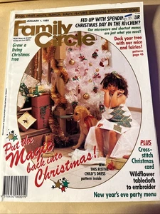 Family Circle Australia Magazine Jan 1 1989 Complete With Calendar Intact - Picture 1 of 7