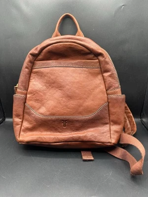Mochila de cuero Frye Melissa - Mochila de cuero coñac nueva con etiquetas.                 F Foto 1 de 4