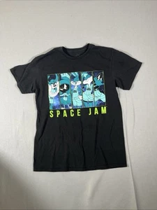 Space Jam Retro Tunes Squad Graphic T-shirt Taz Bugs Daffy Black Men Medium C-23 - Picture 1 of 11