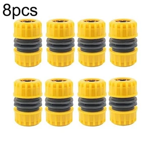 Wear resistant Hose Repair Connector 8pc Quick Coupling for 12mm Garden Hoses - Picture 1 of 18
