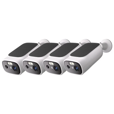 2K Dual Band WiFi6 Solar Battery Power Wireless Security Camera Outdoor 4PACK - Image 1 of 4