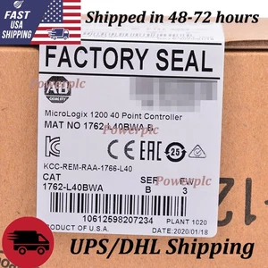 NEW Allen-Bradley 1762-L40BWA MicroLogix 1200 40 PT Controller PLC 1762L40BWA - Picture 1 of 5