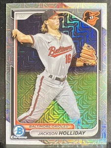 2024 Bowman - Chrome Prospects Jackson Holliday #BCP-47 Mojo Refractor (RC) - Picture 1 of 2