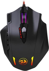 Redragon M908 Impact RGB MMO Gaming Mouse – Open Box, 12 Side Buttons - Picture 1 of 7